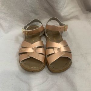 Saltwater sandals Rose Gold